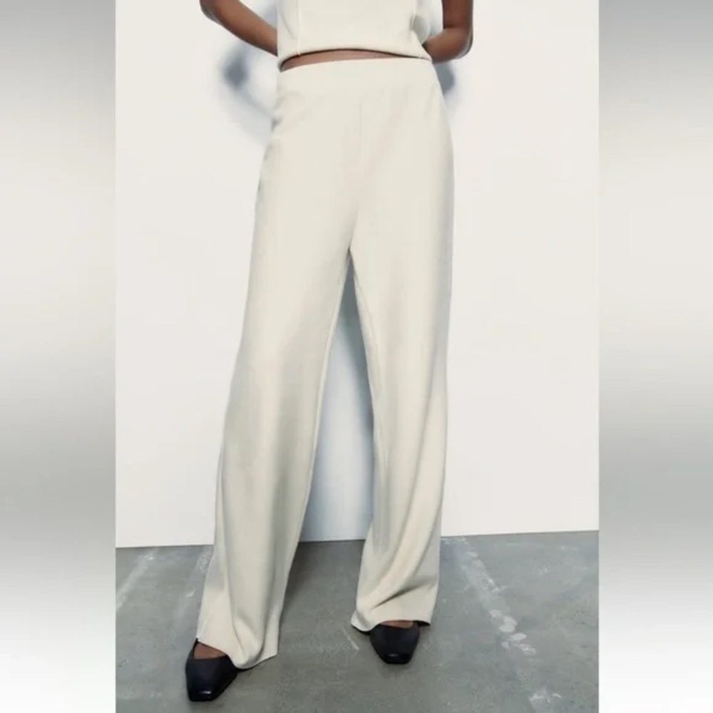Zara Basic Plush Jogger Pant - Picture 2 of 3